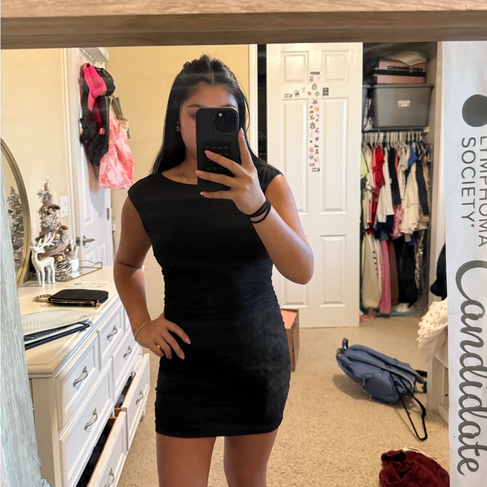 Stella Classic Black Mini Dress